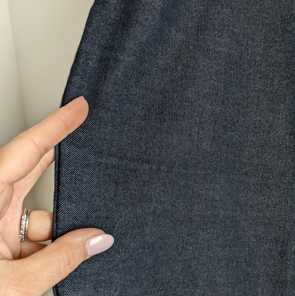 𝅺PRANA Kayla Black Wash Denim Straight Leg Jeans 14 Mid Rise Organic Cotton - Picture 12 of 14